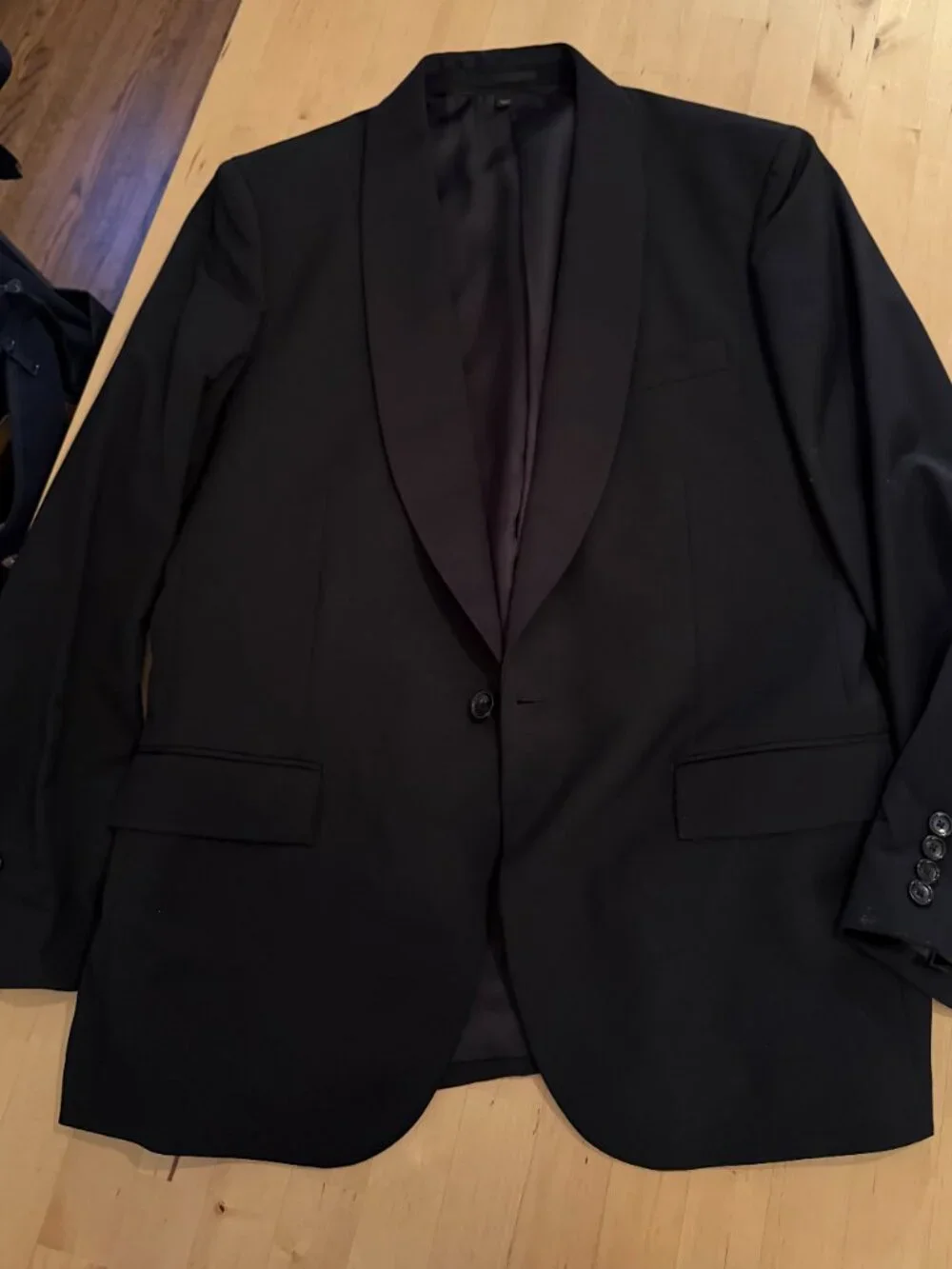 J. Crew Men's Black Tuxedo Jacket & Pants in Italian Wool